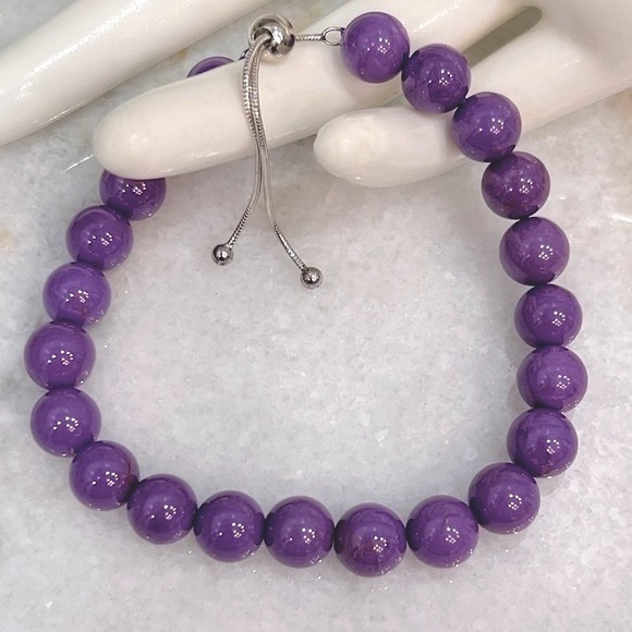 Jewelry - RARE Phosphosiderite Sterling Silver BOLO Bracelet